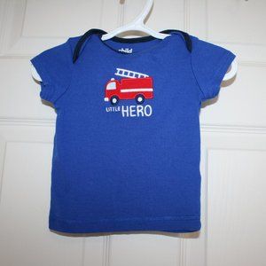 4/$20 Baby boy fire truck t-shirt 9 months